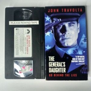 The General's Daughter 1999 VHS John Travolta James Woods Drama